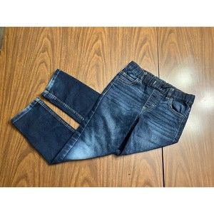 Wranglers Jeans 10 Regular Girls Blue Denim Pull On Stretch Drawstring Waist EUC